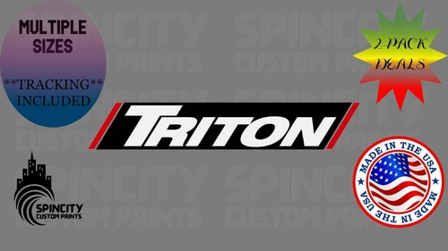Triton fishing boat vinyl - triton,