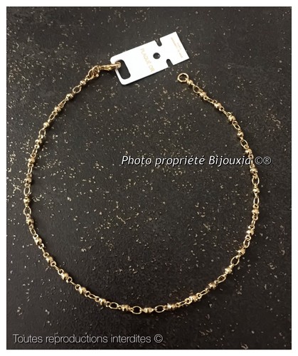 Chaîne cheville fines boules - chaîne,