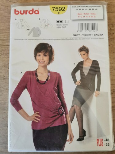 7592 patron burda vintage - vintage,