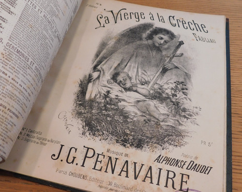Album partitions ancienne - album,