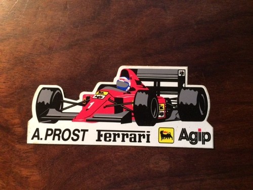 Autocollant alain prost - autocollant,