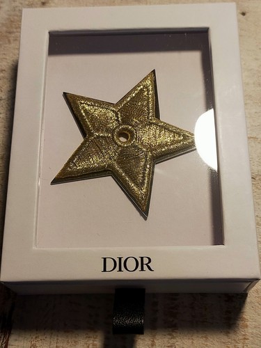 Pin dior étoile brodée or - dior,