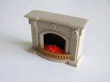 PLAYMOBIL (J2117) EPOQUE 1900 - Cheminée Grise Salon 5955 & 4150