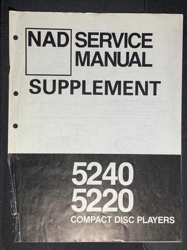 Nad 5220 5240 player - cd,