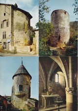 Lot de 4 cartes postales