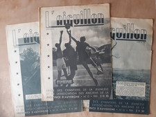 CJF: 3 journaux "l'Aiguillon", revue de la province Auvergne CJF, et de l'ADAC.