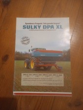 brochure prospekt PROSPECTUS TRACTEUR Sulky DPA XL tractor-traktoren-ih