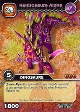 Carte DINOSAUR KING Attaque Alpha HENTROSAURE ALPHA DKAA 023/100