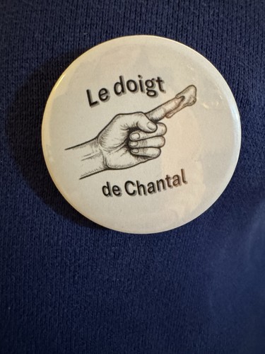 Badge carnaval doigt - badge, de