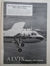 8/1958 PUB ALVIS LEONIDES AERO