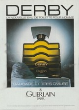 Publicité papier glacé - advertising paper - Derby de Guerlain 
