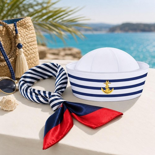 Chapeau marin rétro - , et