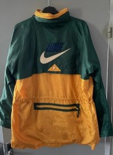 OG 90's Vintage Nike Big Swoosh Sati Windbreaker Jacket Size XL Rain Coat