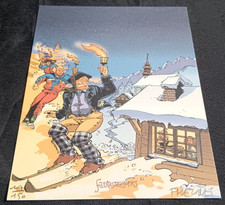 Meynet & Fanfouet -Ex libris sérigraphié-Fantasmagories-Numéroté, signé-150 exem