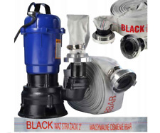 pompe fosse septique et pompe à eaux usées  + TUYAU 20M BLACK 550 W 12000 l/h