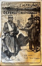 Affiche emprunt défense Nationale 1915 Jules ADLER.