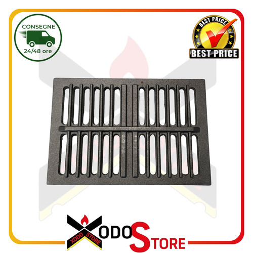 Grille fonte avec cendrier - en,