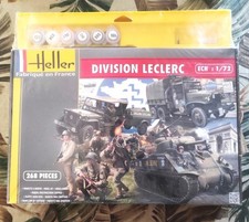 HELLER Coffret Kit Division LECLERC 1/72ème Réf 53006 (268 pieces) sous blister