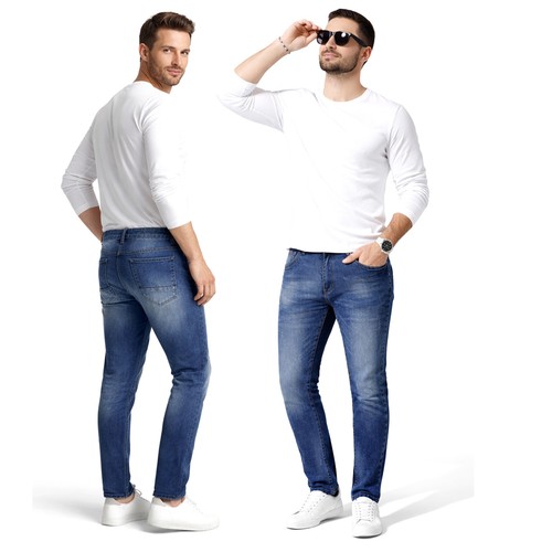 Jeans homme denim - denim, bleu