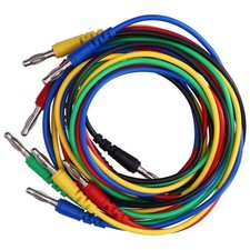 Banana Connector Test Cable Set 4mm 1 Meter Electric Testing Wire With Crocodile