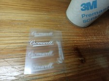 Casque Cromwell logo X1 casque autocollant vinyle autocollant ーーーー