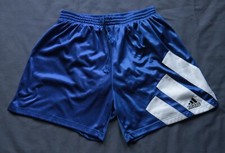 Short de football bleu Adidas