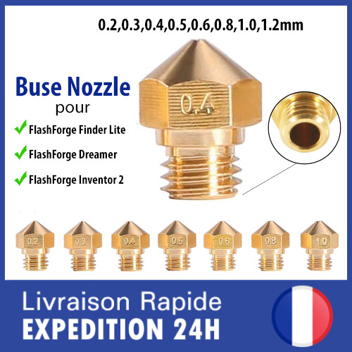 Buse laiton nozzle pour