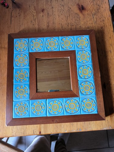 Miroir céramique espagne - miroir,