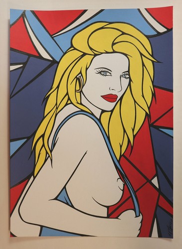 Art dessin original femme - original,