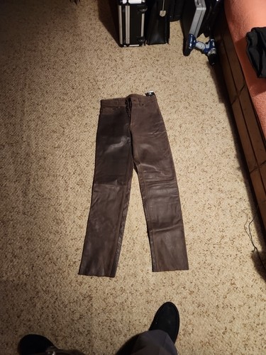 Beau pantalon cuir - pantalon,