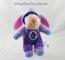 Peluche âne Bourriquet DISNEY NICOTOY capuche mauve rond combinaison 20 cm (CM)