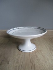 Coupe sur pied / Compotier St Amand liseré épis de blé bleu  France 