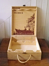 Caisse Range bouteille du pêcheur. Les Maîtres vignerons presqu'ile de St Tropez