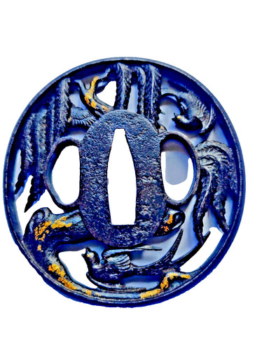 Tsuba japon sukashi - tsuba,