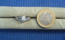 B36 Bague Alliance Solitaire