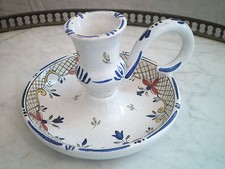 MAGNIFIQUE BOUGEOIR A MAIN EN