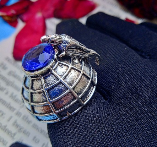 Bague oiseau réglable - , plaqué