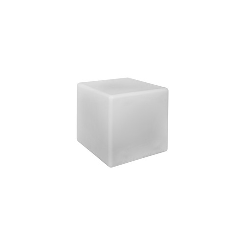 Cube lumineux jardin blanc - lumineux,