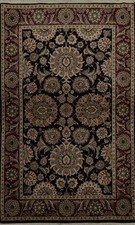 Tapis Oriental Agra Texturé Riche 4x6 En Laine Fait Main Floral Décor De Maison