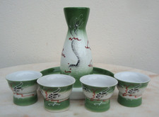 service à saké , porcelaine