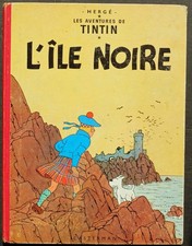 HERGE / TINTIN / L'ILE NOIRE /  CASTERMAN 1960 / DOS B29 / BE