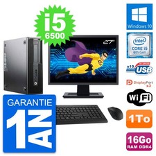PC HP Z240 SFF Ecran 27" Intel