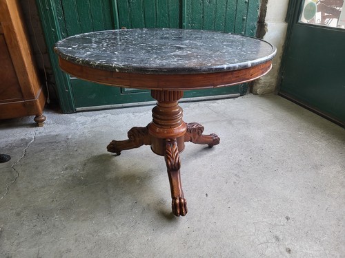 Table gueridon rond plateau - table,