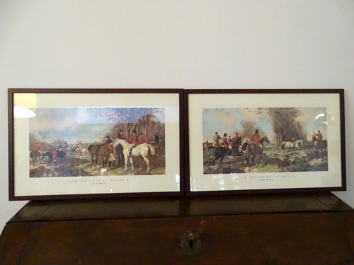 Paire gravures ou - paire, de