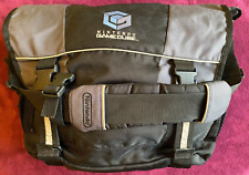 NINTENDO GAME CUBE - SAC / BESACE - GRIS / NOIR - GRAND MODELE - TBE - RARE