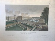 Vue du Chateau de Versailles, du côté des jardins, Courvoisier 1805