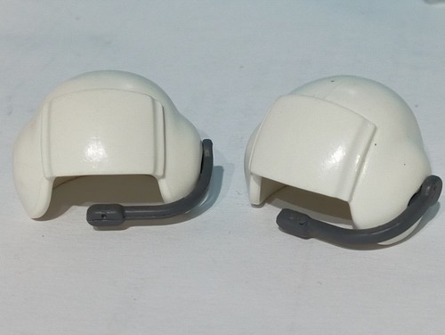 Playmobil casques blancs - playmobil, x2