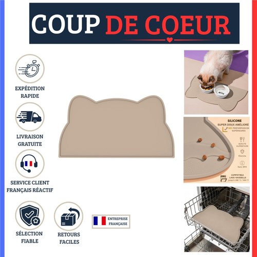 Tapis gamelle chat chien - tapis,