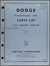 1941 Dodge Passager Voiture
