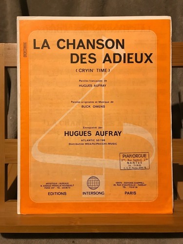 Chanson des adieux - la, cryin